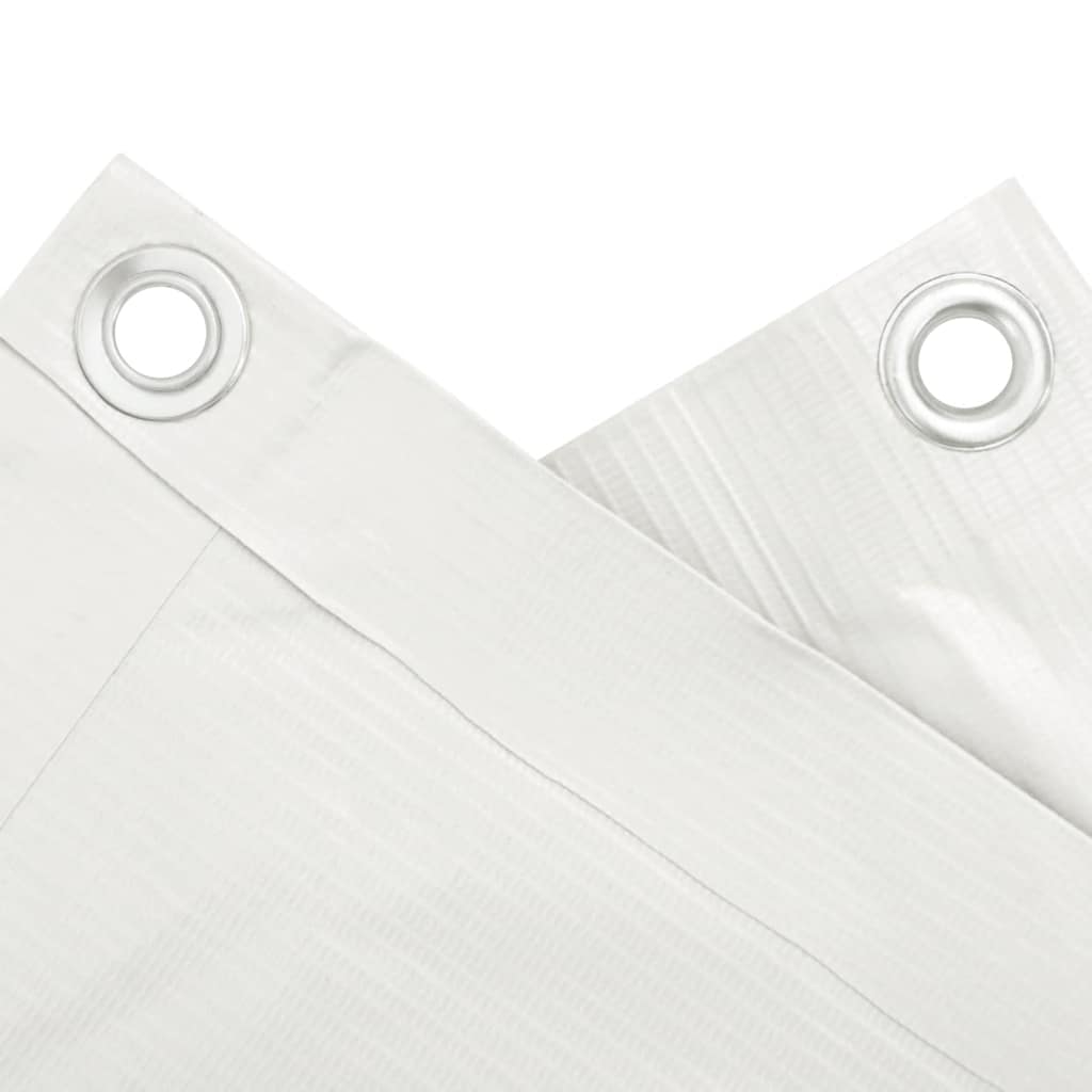 Balkonski zaslon za privatnost bijeli 300 x 120 cm PVC