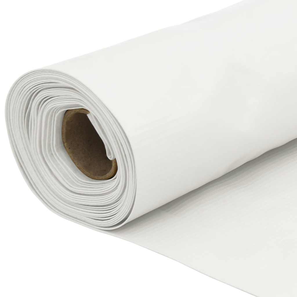 Balkonski zaslon za privatnost bijeli 700 x 120 cm PVC