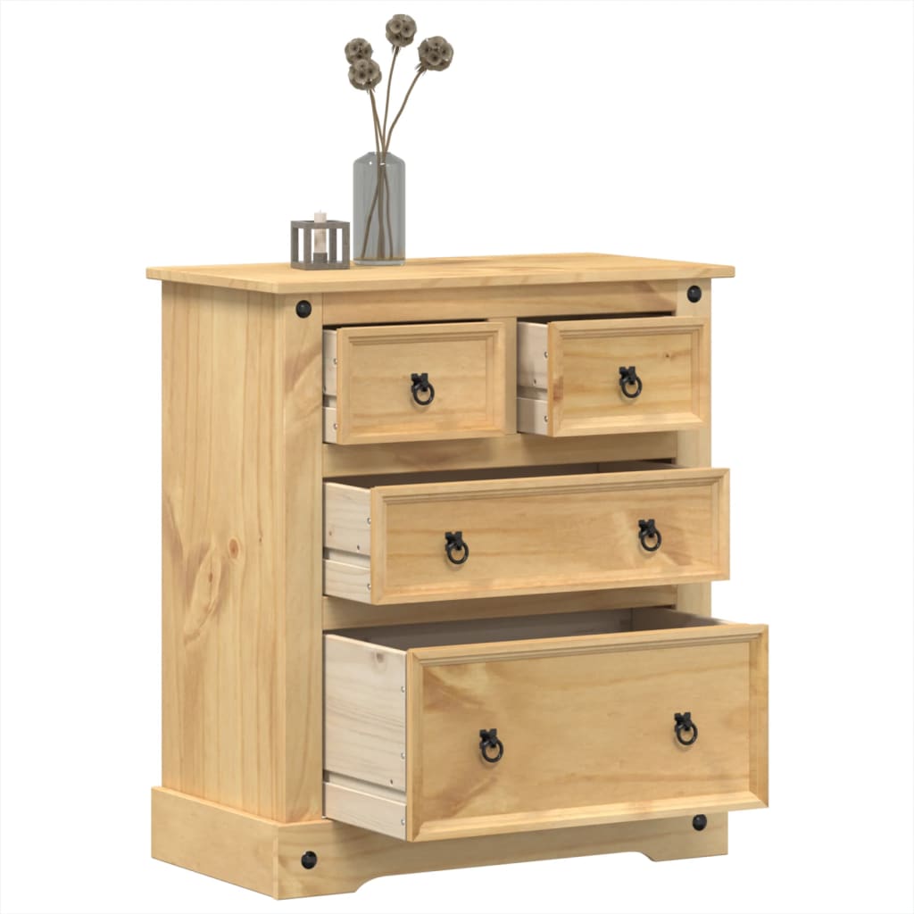 Ladičar Corona 80 x 43 x 91 cm od masivne borovine