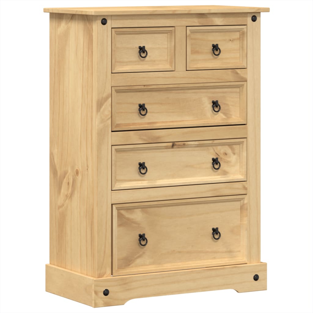 Ladičar Corona 80 x 43 x 114 cm od masivne borovine