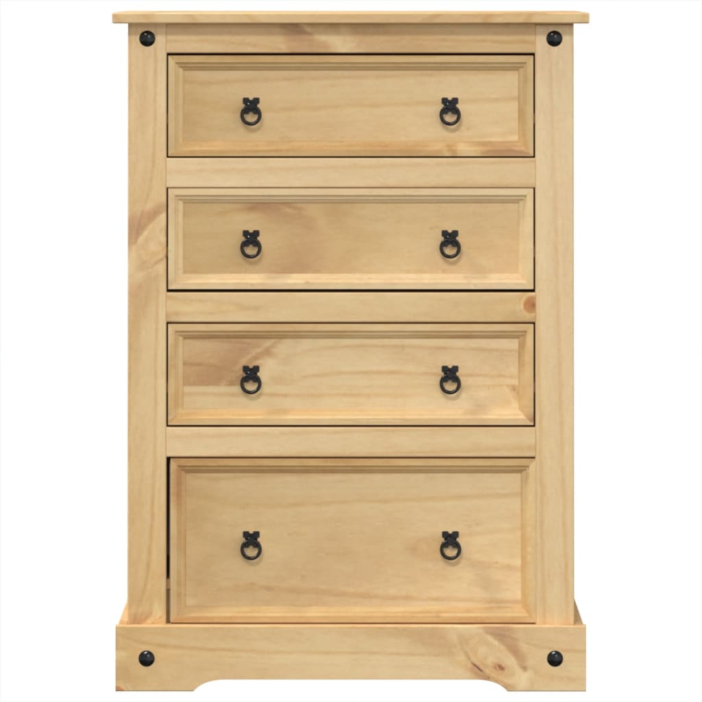 Ladičar Corona 80 x 43 x 114 cm od masivne borovine