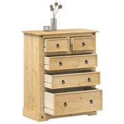Ladičar Corona 92 x 48 x 114 cm od masivne borovine