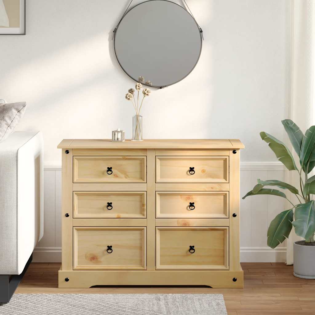 Ladičar Corona 112 x 48 x 91 cm od masivne borovine