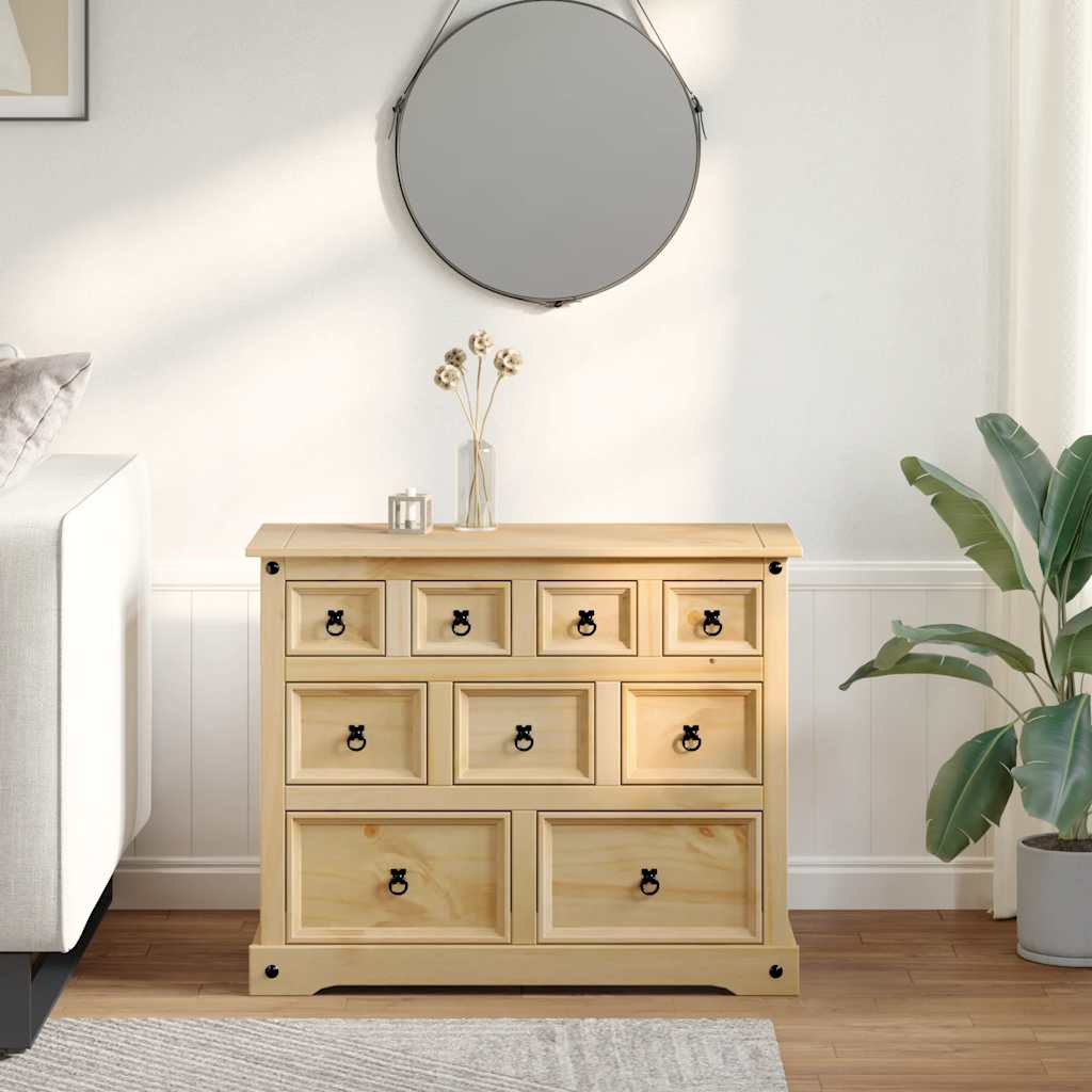 Ladičar Corona 101 x 45 x 82 cm od masivne borovine