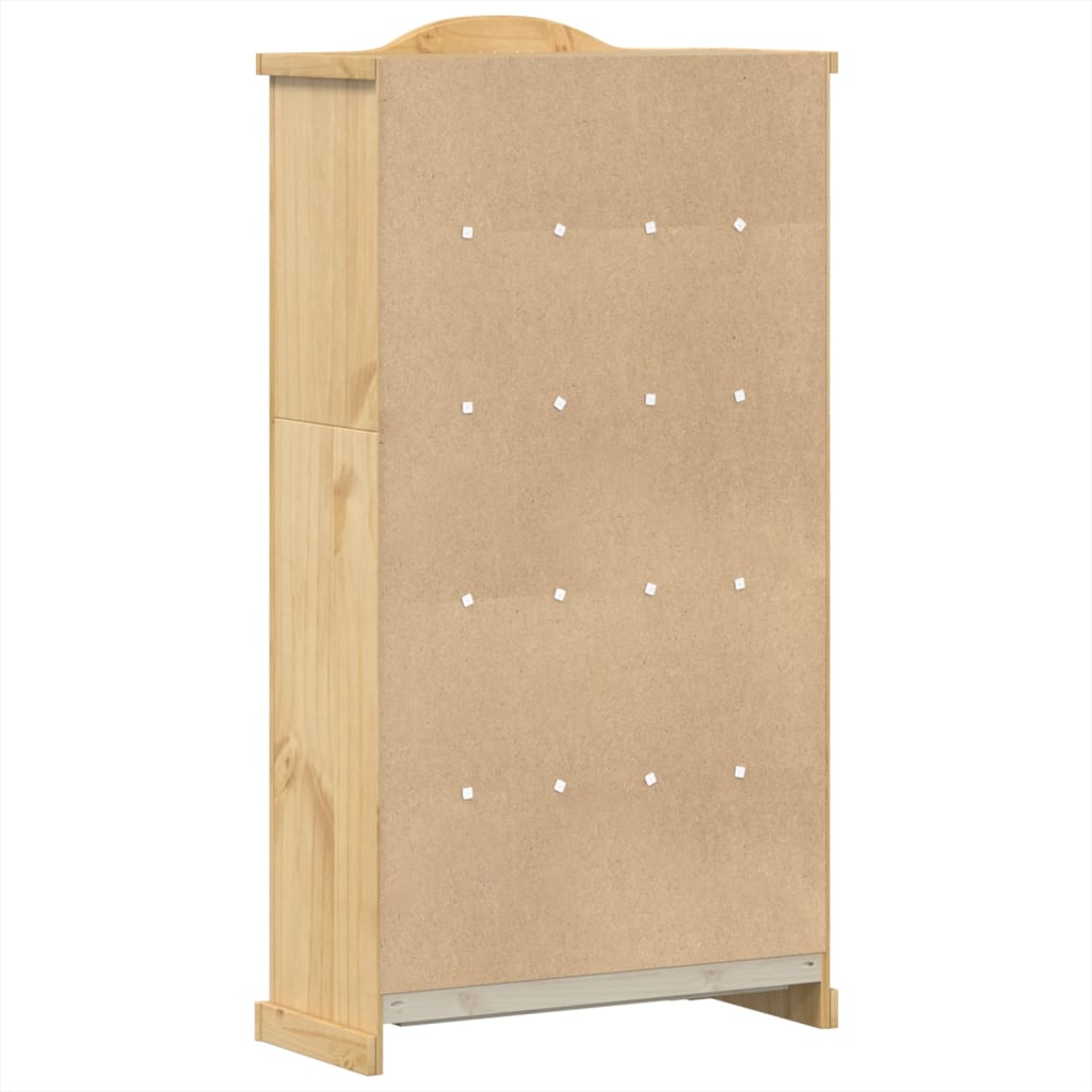 Vitrina sa staklom Corona 99x43x187 cm masivna borovina