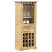 Stalak za vino Corona 56x35x134,5 cm od masivne borovine
