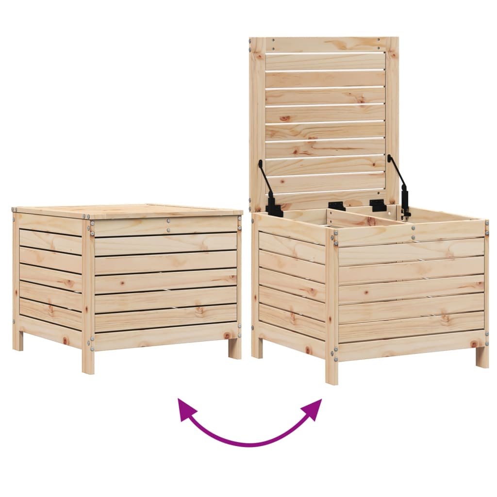 7-dijelni set vrtnih sofa od masivne borovine