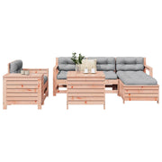 7-dijelni set vrtnih sofa od masivnog drva duglazije