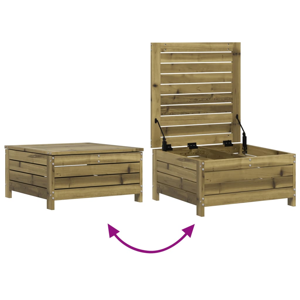 3-dijelni set vrtnih sofa od impregnirane borovine