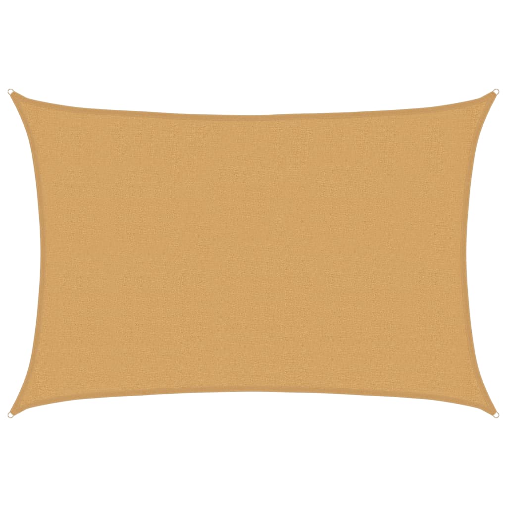 Jedro za zaštitu sunca 160g/m² pravokutno pijeska 2,5x3,5m HDPE