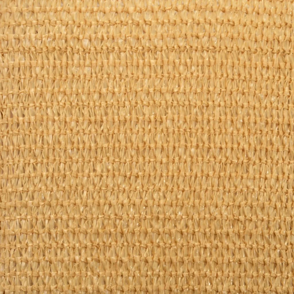 Jedro za zaštitu od sunca 160 g/m² pravokutno pijeska 3x5m HDPE