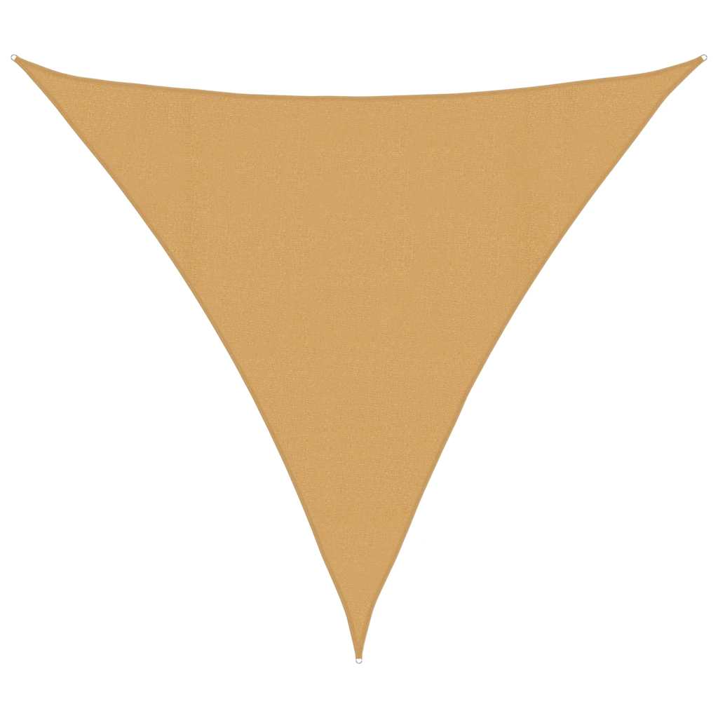 Jedro za zaštitu od sunca 160 g/m² Trokutasto pijesak 4,5x4,5x4,5 m HDPE