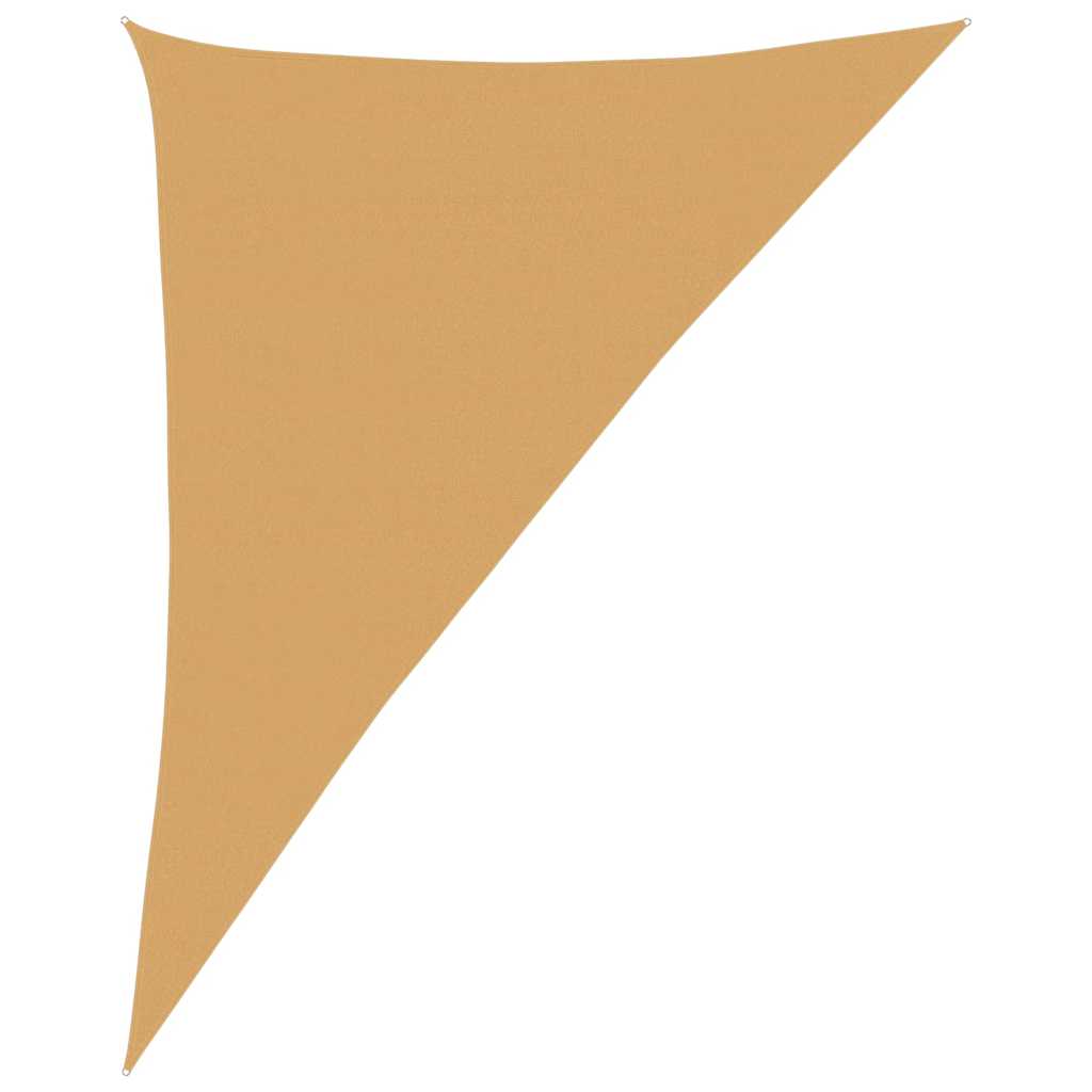 Jedro za zaštitu od sunca 160 g/m² Trokutasto pijesak 4x5x6,8 m HDPE