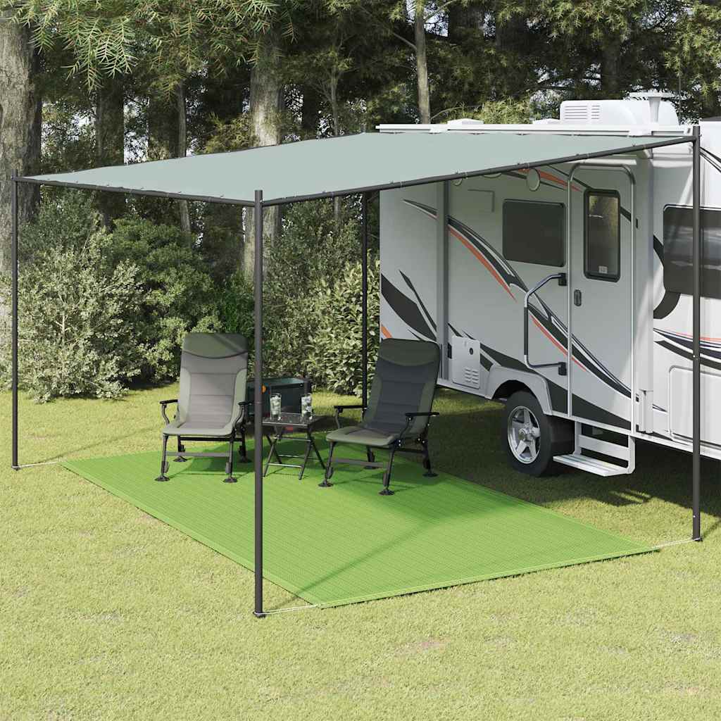 Tepih za šator svijetlozeleni 250x350 cm HDPE