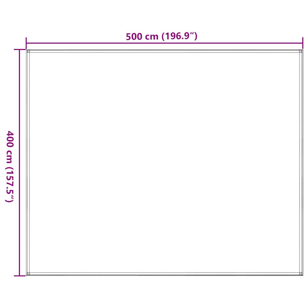 Tepih za šator svijetlozeleni 400 x 500 cm HDPE