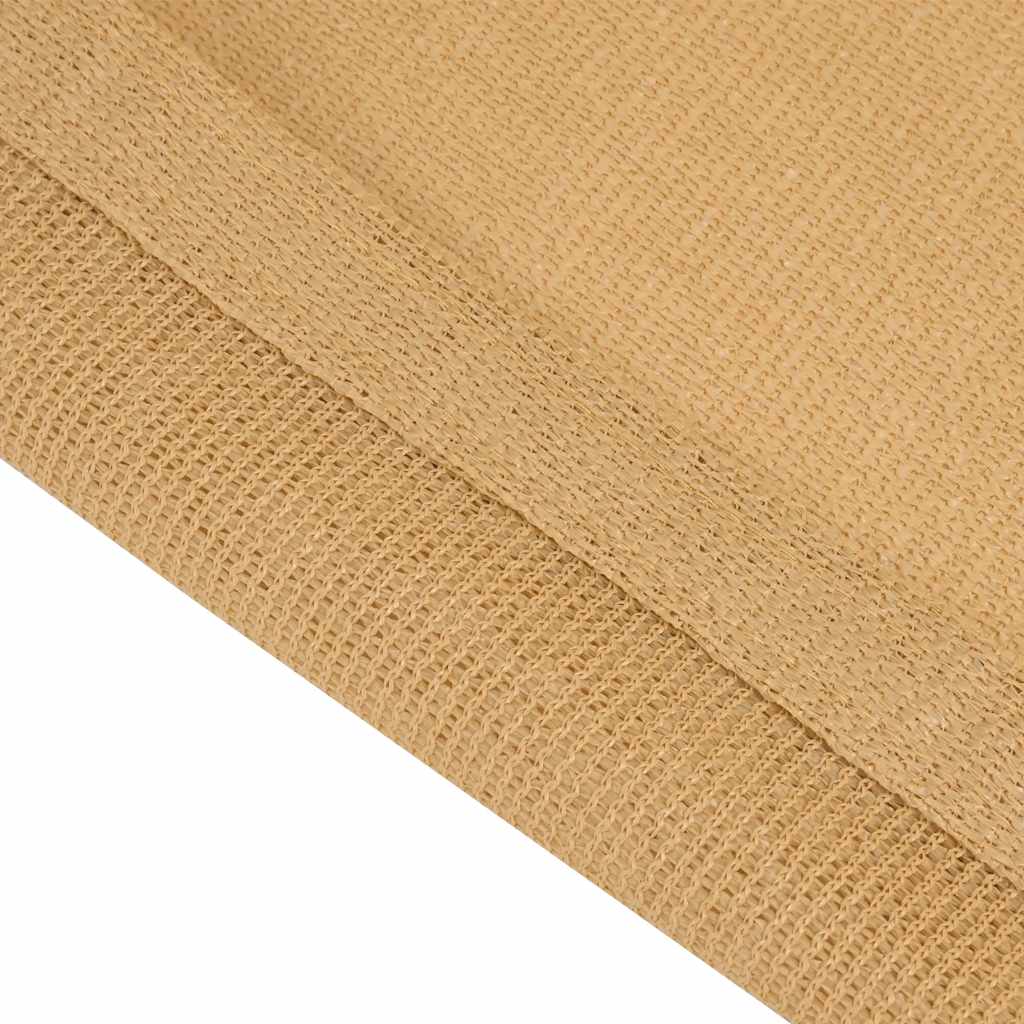 Tepih za šator boja pijeska 250 x 250 cm HDPE