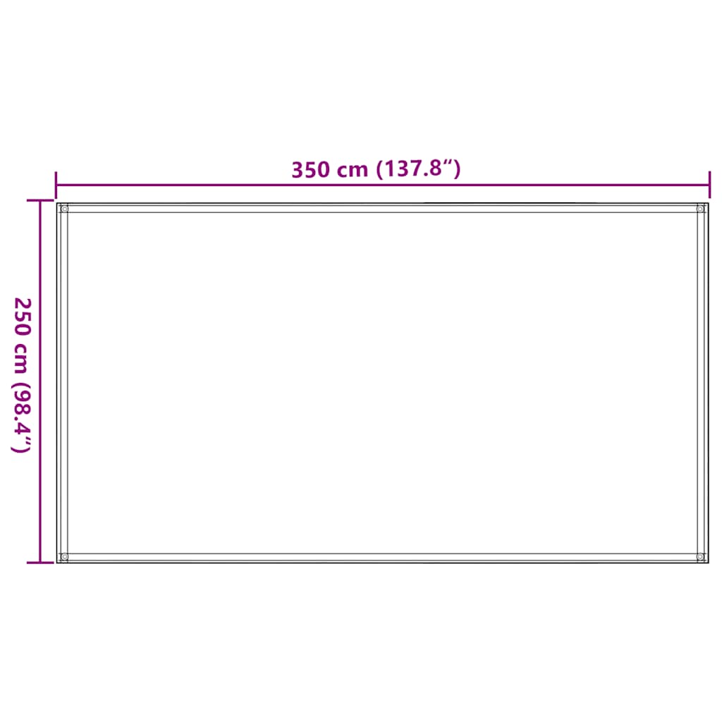 Tepih za šator pijesak 250x350 cm HDPE