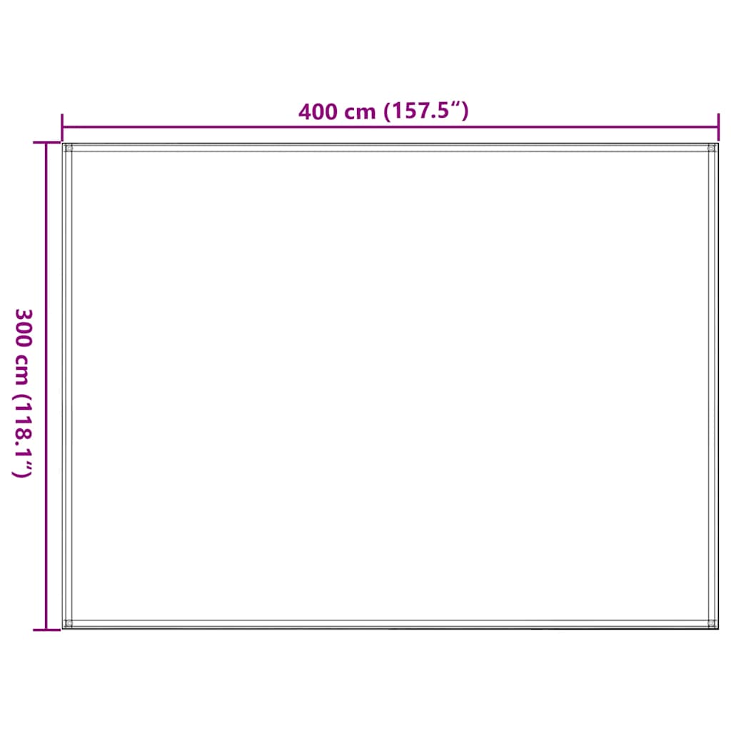 Tepih za šator boja pijeska 300 x 400 cm HDPE