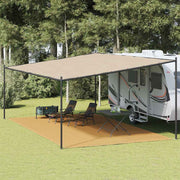 Tepih za šator boja pijeska 400 x 600 cm HDPE