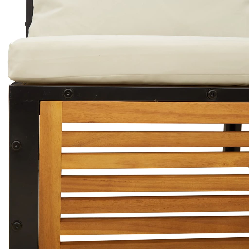 4-dijelni set vrtnih sofa s jastucima masivno bagremovo drvo