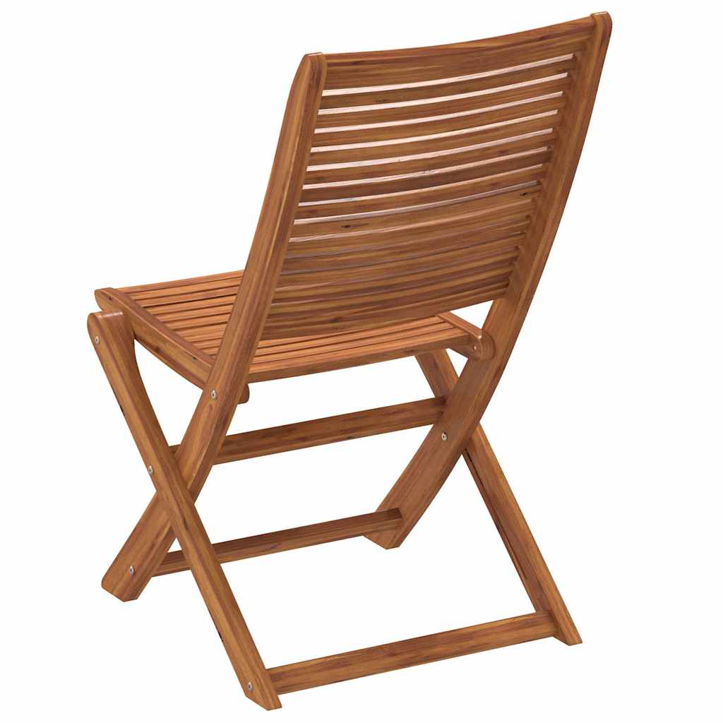 Sklopive vrtne stolice 8 kom 51x66x95 cm masivno drvo bagrema