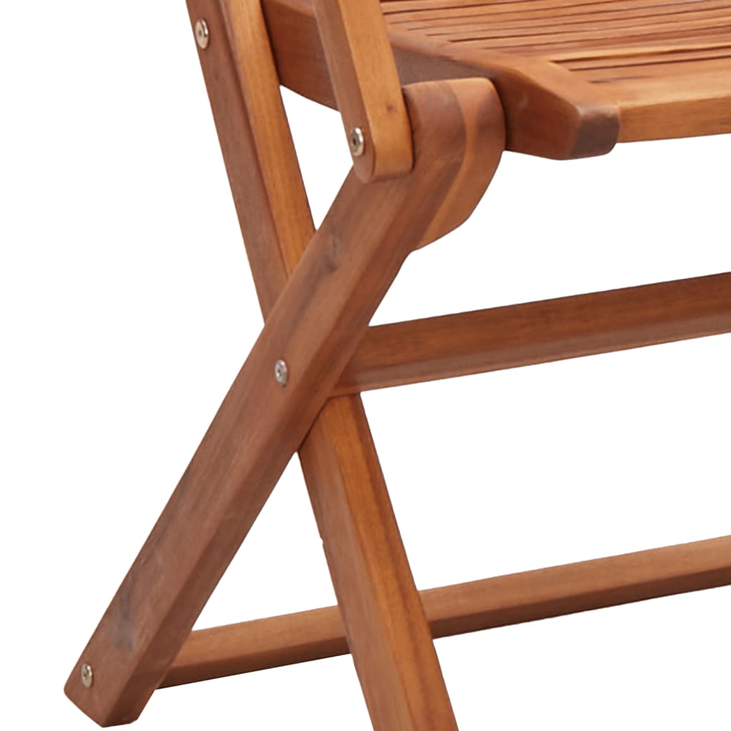 Sklopive vrtne stolice 4 kom 57x66x95 cm masivno drvo bagrema