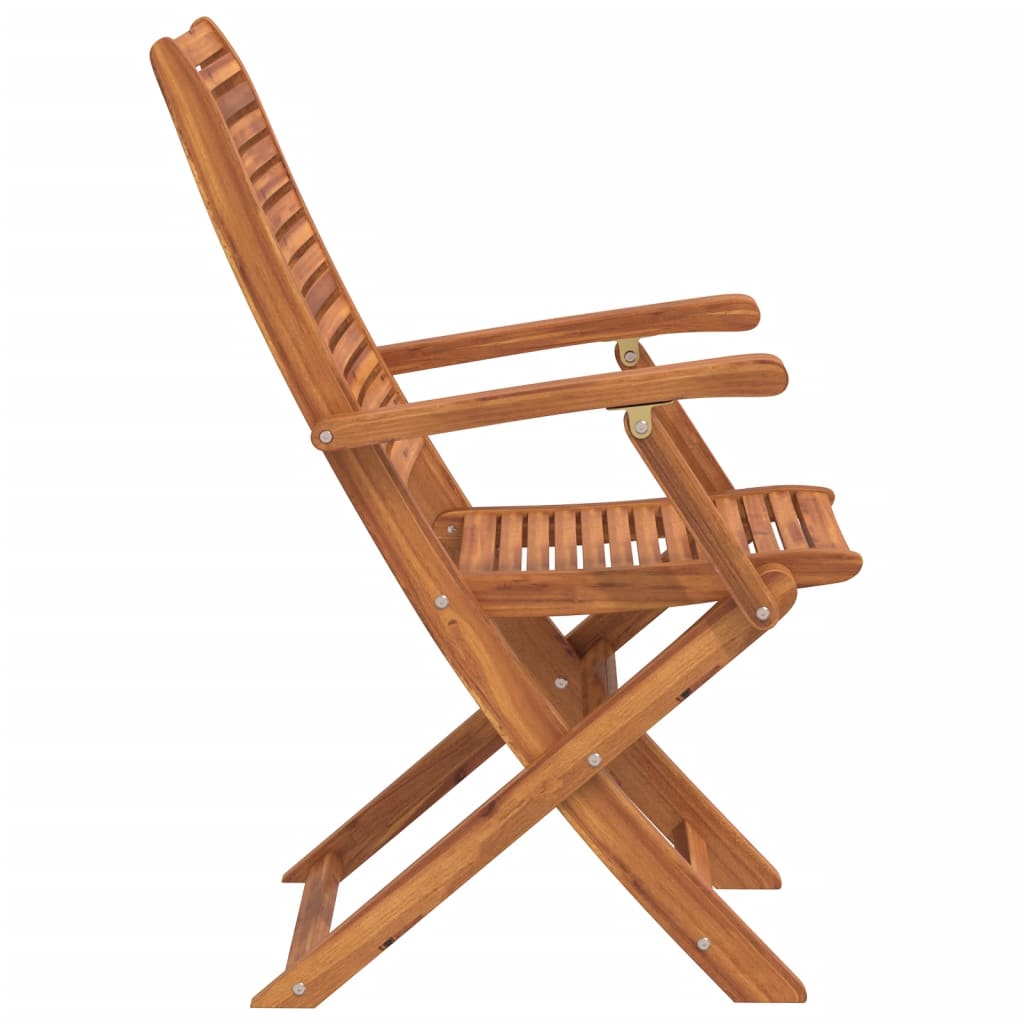 Sklopive vrtne stolice 8 kom 57x66x95 cm od drva bagrema