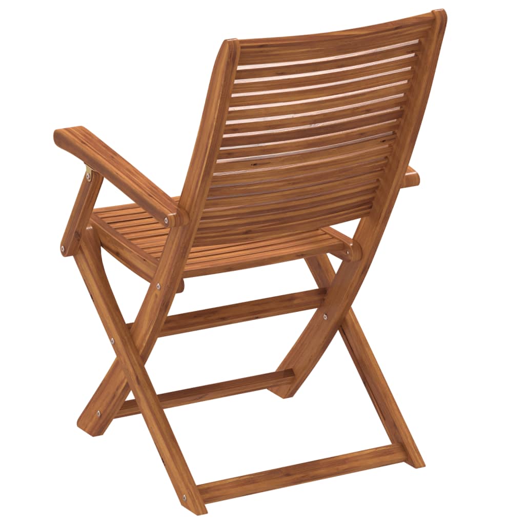 Sklopive vrtne stolice 8 kom 57x66x95 cm od drva bagrema