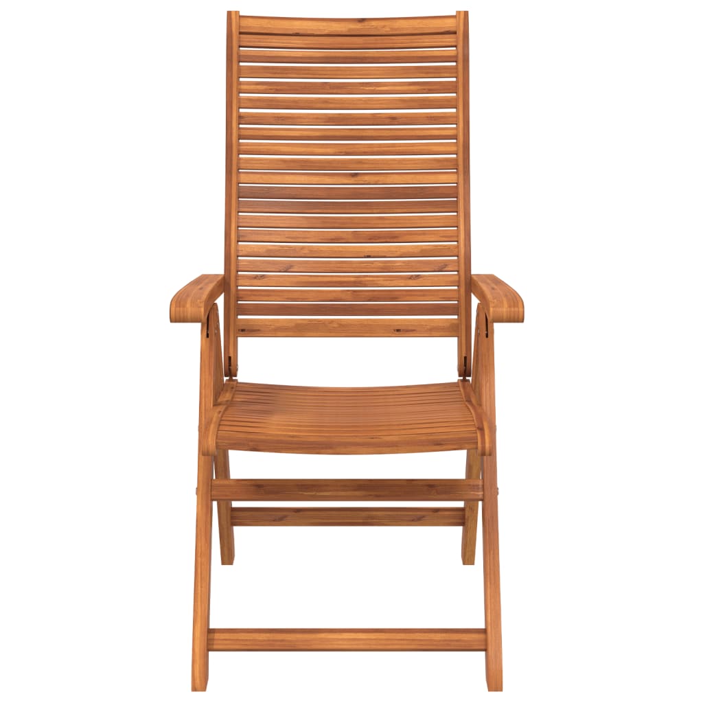 Vrtni naslonjači 8 kom 56 x 72 x 107 cm masivno bagremovo drvo