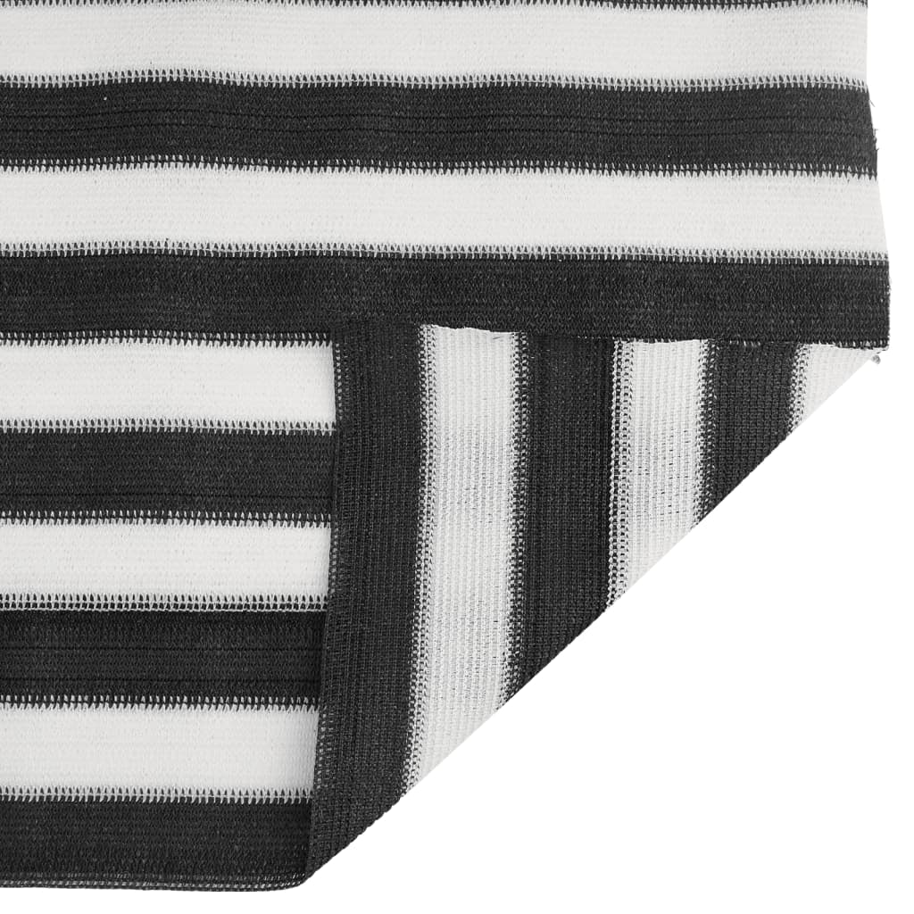 Mreža za privatnost antracit-bijela 2 x 10 m HDPE 150 g/m²