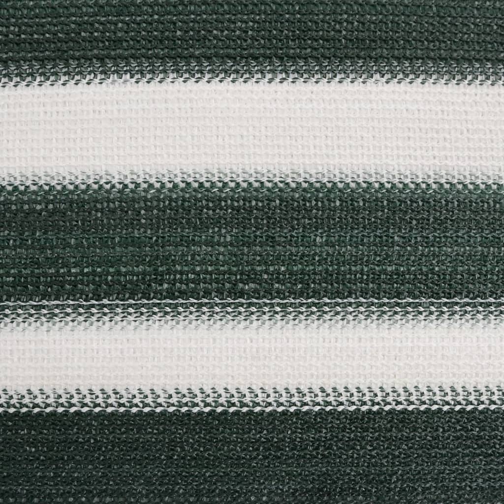 Mreža za privatnost zelena-bijela 1,8 x 10 m HDPE 75 g/m²