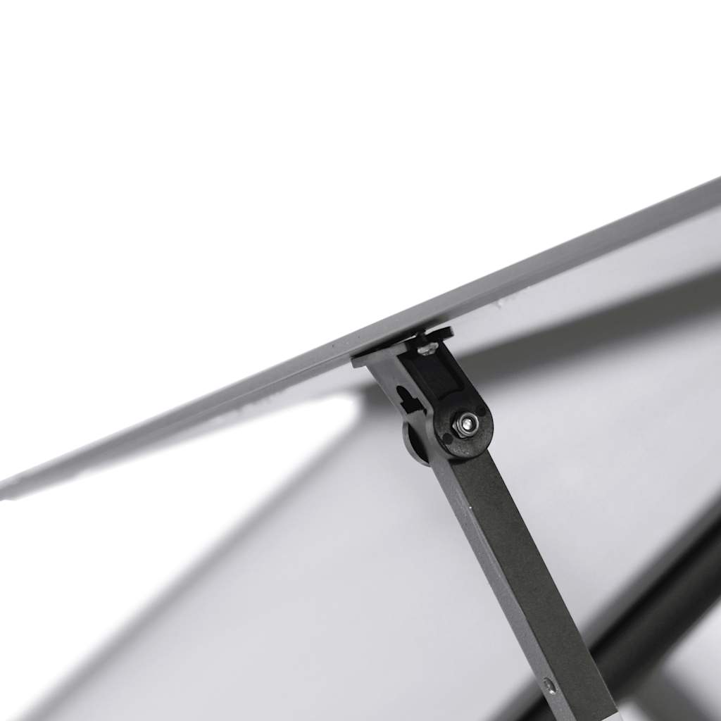 Staklenik s okvirom antracit 169 x 114 x 195 cm aluminijski