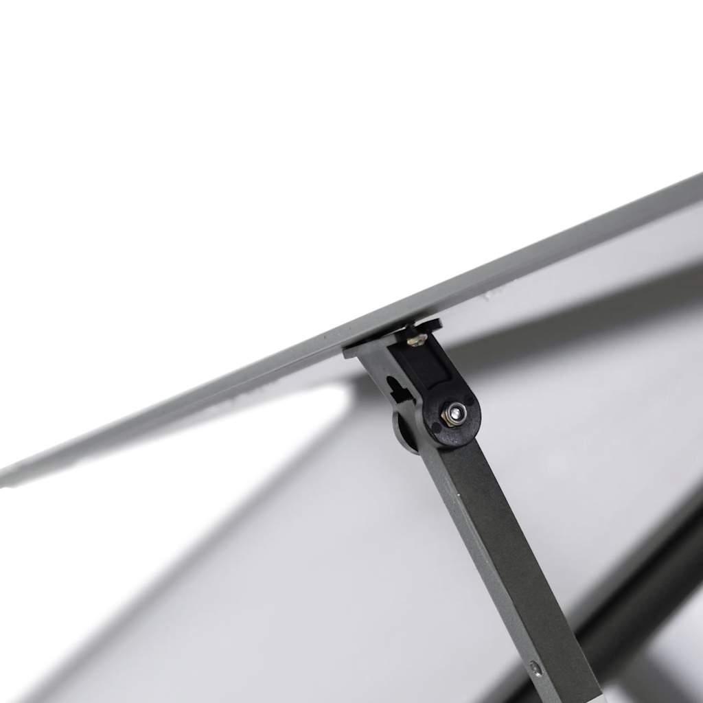 Staklenik s okvirom antracit 224 x 169 x 195 cm aluminijski