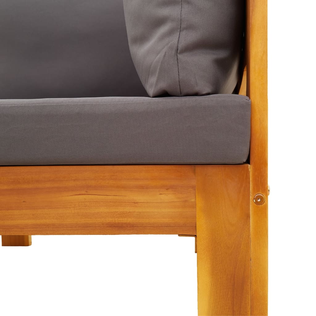5-dijelna set vrtnih sofa od masivnog drva bagrema s jastucima