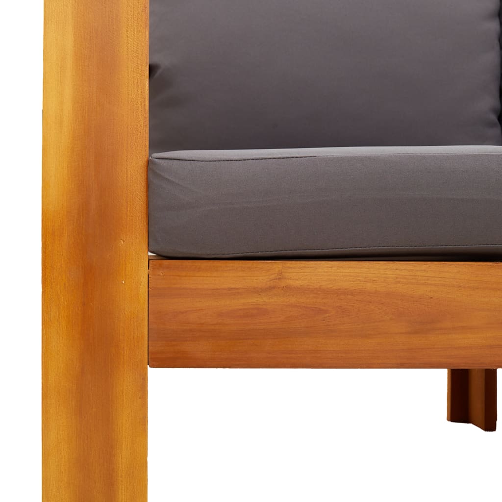 6-dijelna set vrtnih sofa s jastucima masivno bagremovo drvo