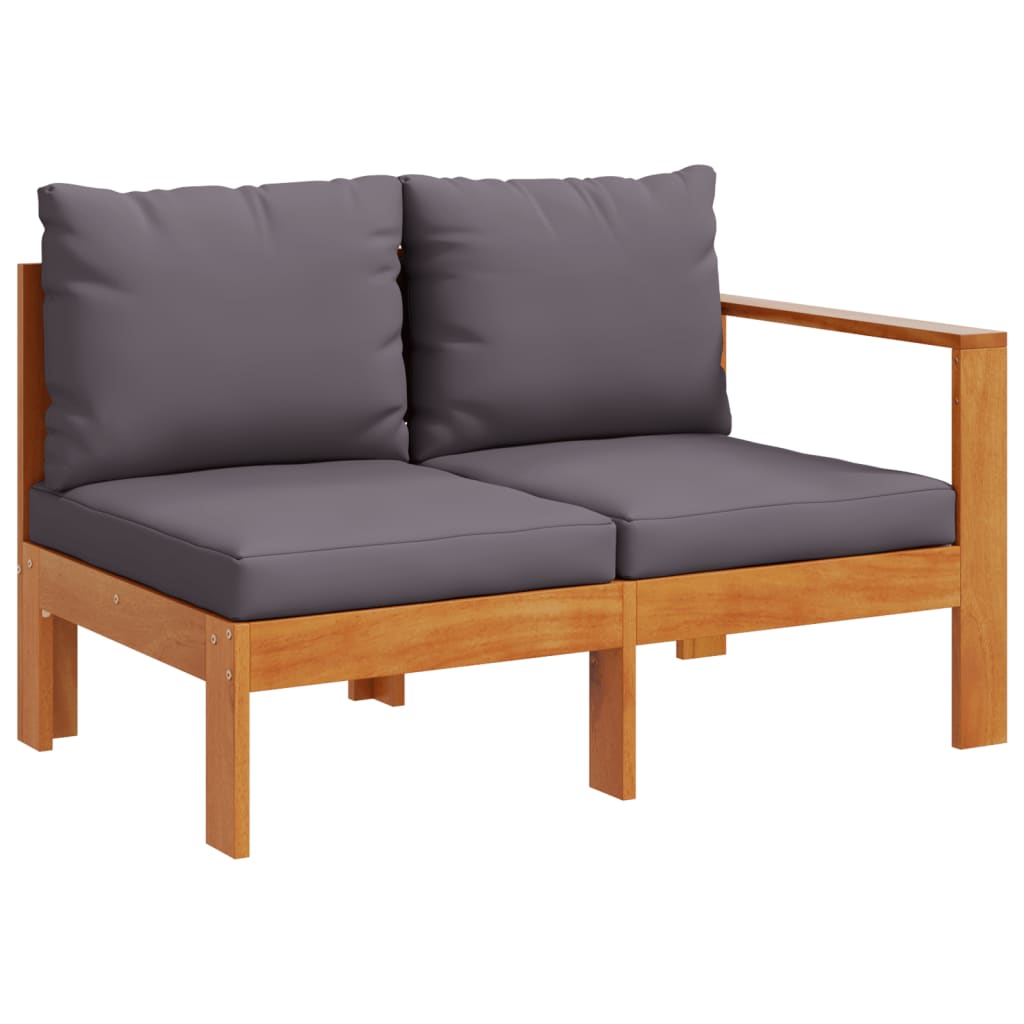 9-dijelna set vrtnih sofa s jastucima masivno bagremovo drvo