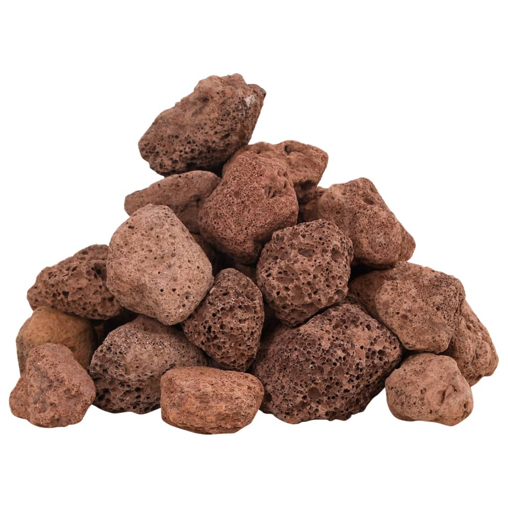 Vulkansko kamenje 10 kg crveno 3-5 cm