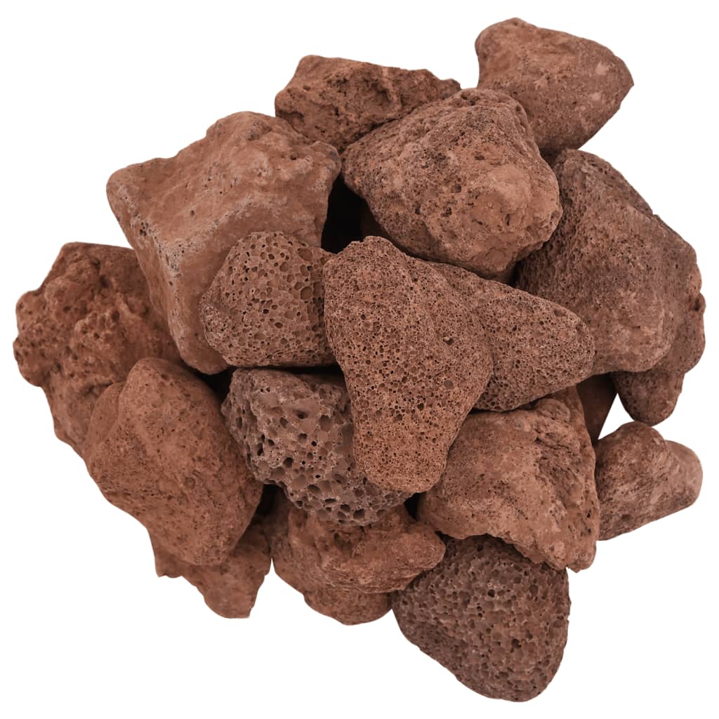 Vulkansko kamenje 25 kg crveno 5 - 8 cm