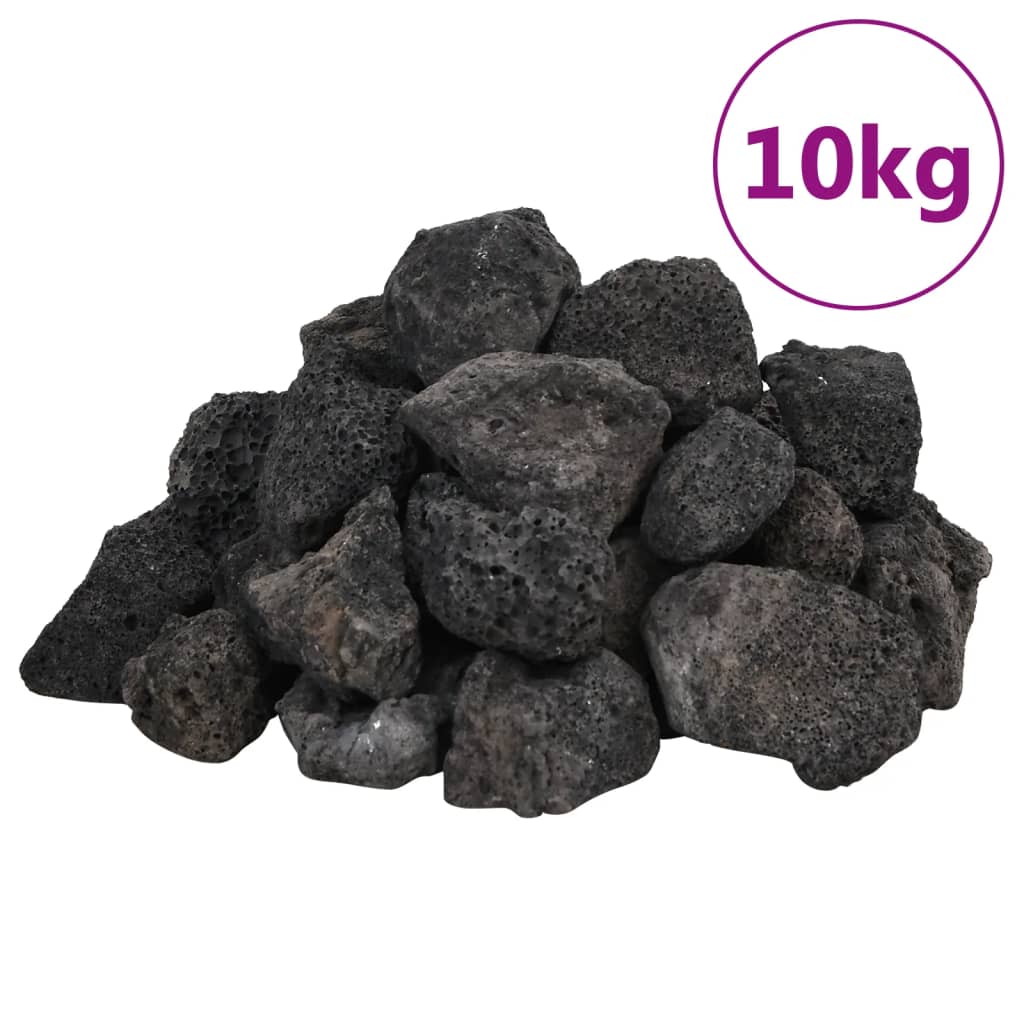 Vulkansko kamenje 10 kg crno 3-5 cm