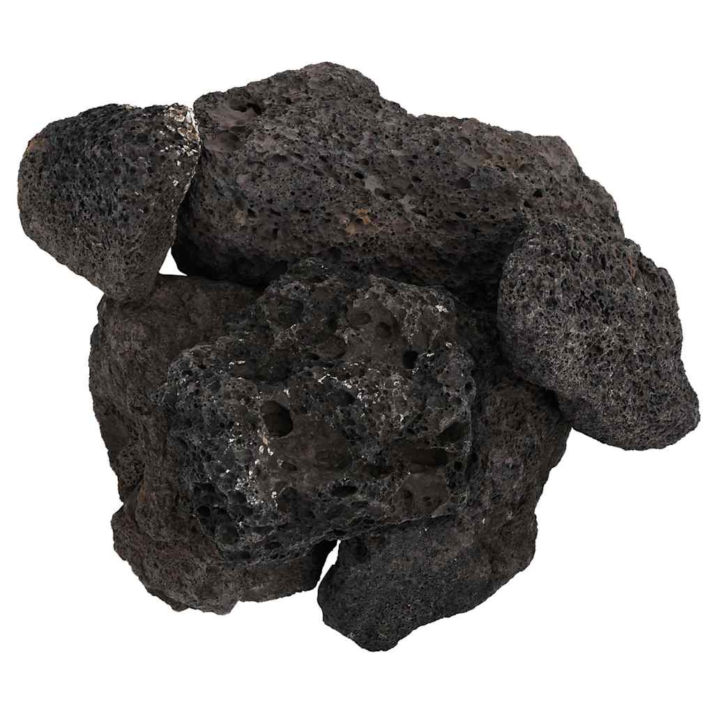Vulkansko kamenje 25 kg crno 10-30 cm