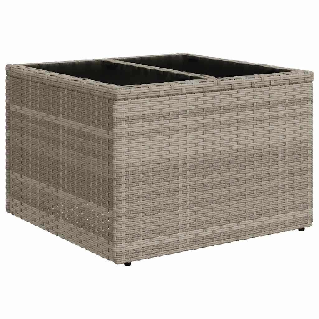 6-dijelni set vrtnih sofa od poliratana s jastucima svjetlosivi
