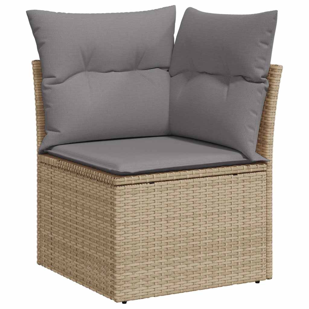 7-dijelni set vrtnih sofa svjetlosivi od poliratana
