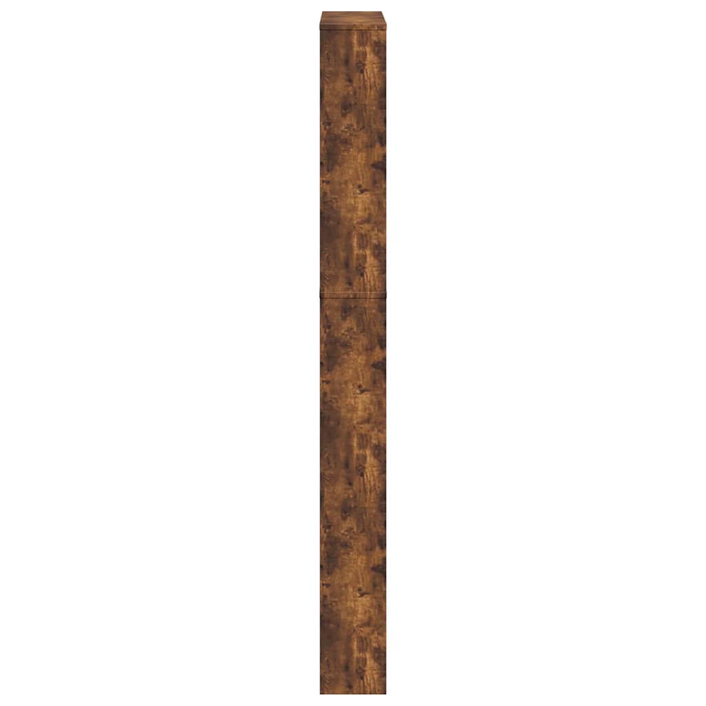Ormarić za cipele sa zrcalom 5 razine boja hrasta 63x17x169,5cm