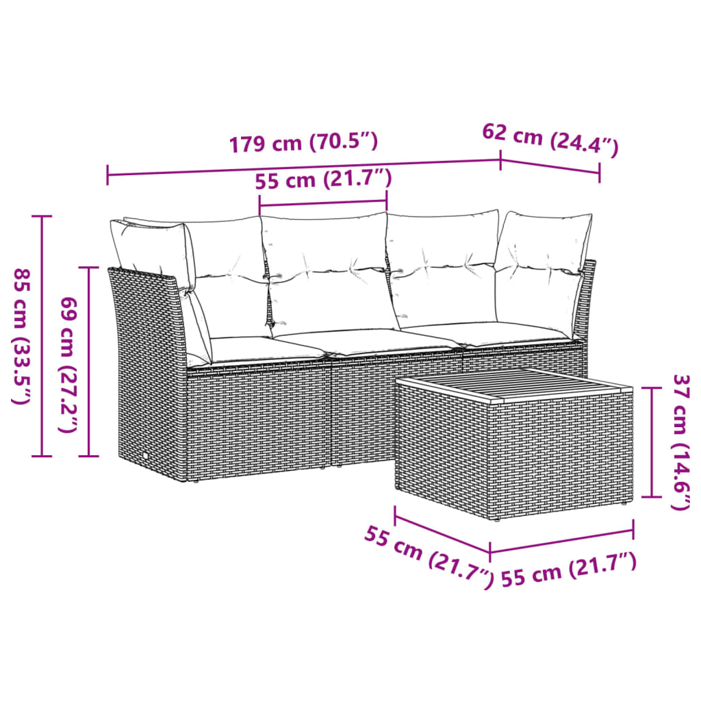 -4-dijelni-set-vrtnih-sofa-s-jastucima-bez-od-poliratana