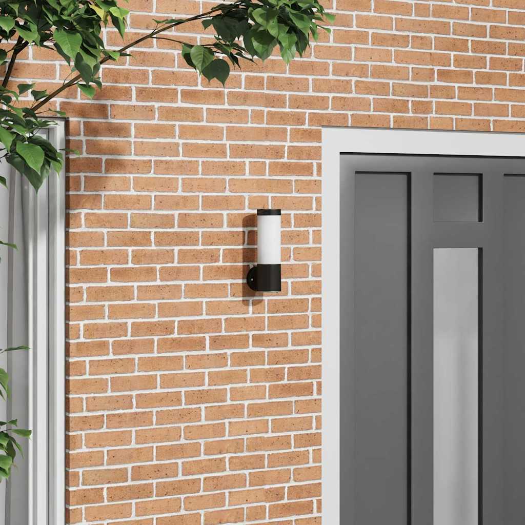 Vanjska zidna lampa Crna 12 x 8,5 x 27 cm