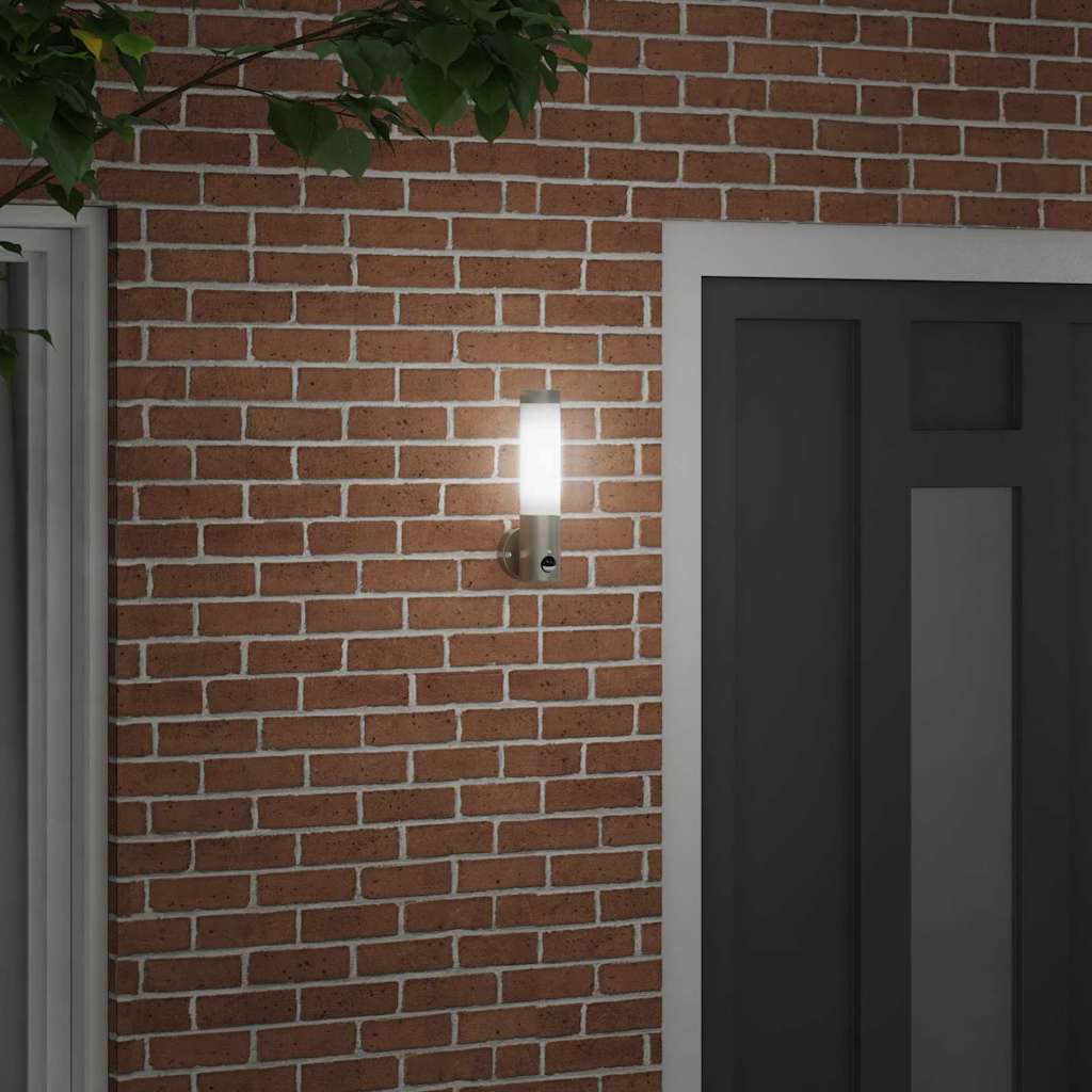 Vanjska zidna lampa Srebrno 12 x 8,5 x 29 cm