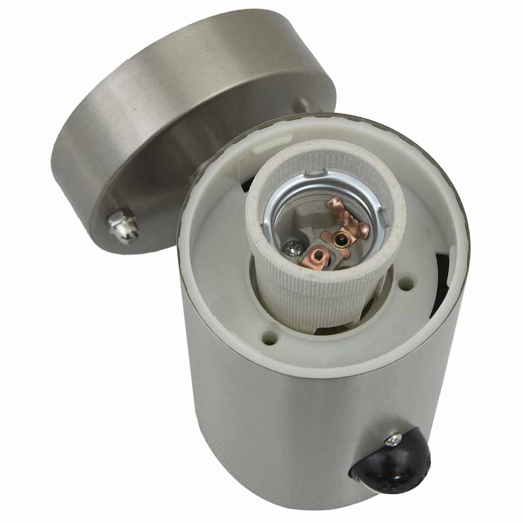Vanjska zidna lampa 2 pcs Srebrno 12 x 8,5 x 29 cm