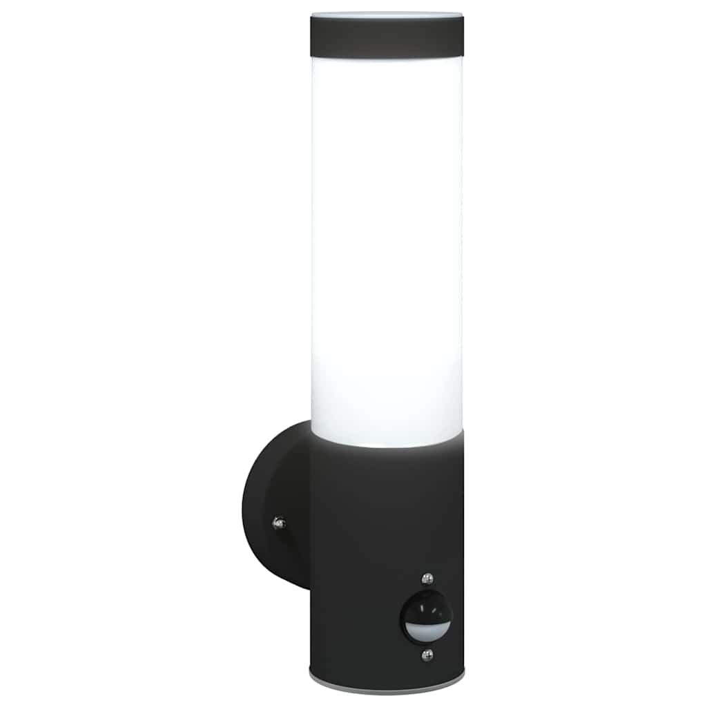 Vanjska zidna lampa Crna 12 x 8,5 x 29 cm
