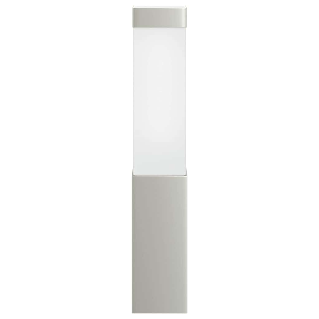 Vanjska zidna lampa 2 pcs Srebrno 10.5 x 6 x 33 cm