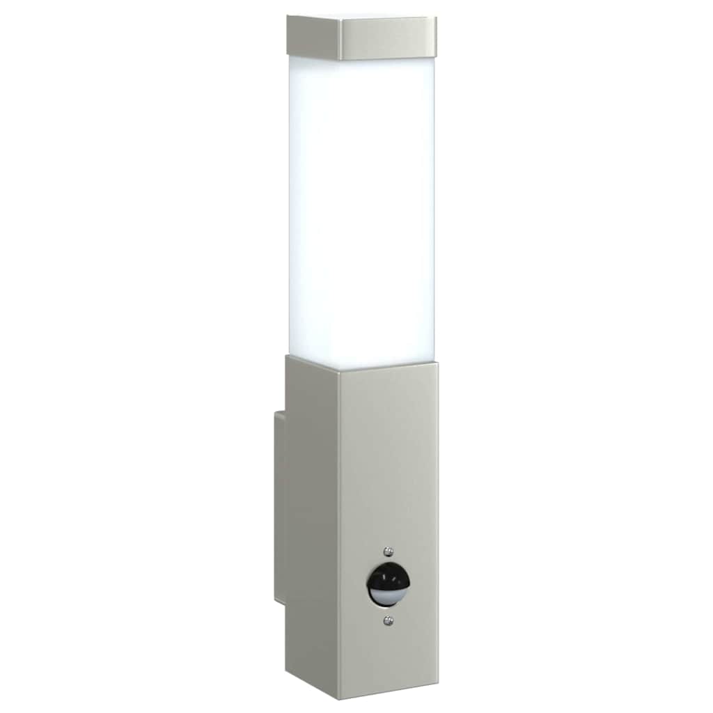 Vanjska zidna lampa 2 pcs Srebrno 10.5 x 6 x 33 cm